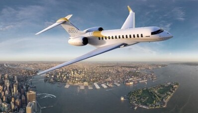 Bombardier Global 8000 Jaunais biznesa aviācijas samits