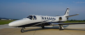 Citation II privātā reaktīvā lidmašīna noma 