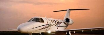 Pilatus PC24 à l'atterrissage