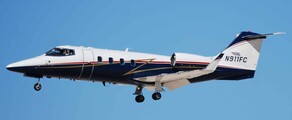 LEARJET 55 privātā reaktīvā lidmašīna noma 