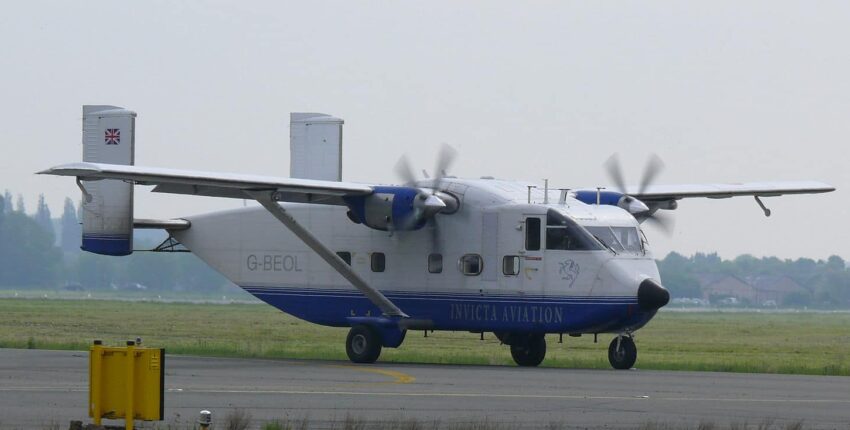 SC.7 Skyvan au décollage