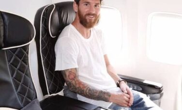 private jet lionel messi