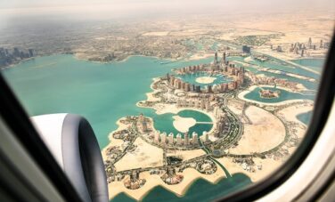 vue hublot sur Doha