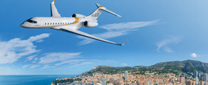 Global 6500 privātā reaktīvā lidmašīna noma