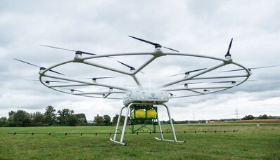 VoloDrone cer radīt revolūciju lauksaimniecības transporta jomā