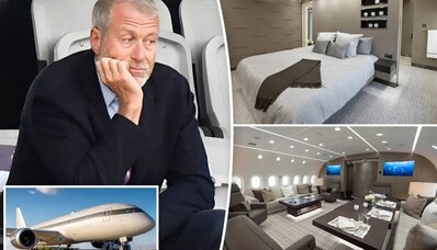 Romāns Abramovičs un viņa privātā lidmašīna