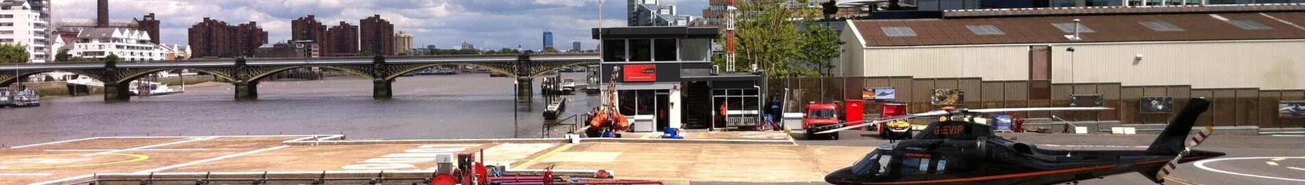 Londona Battersea: helikoptera noma