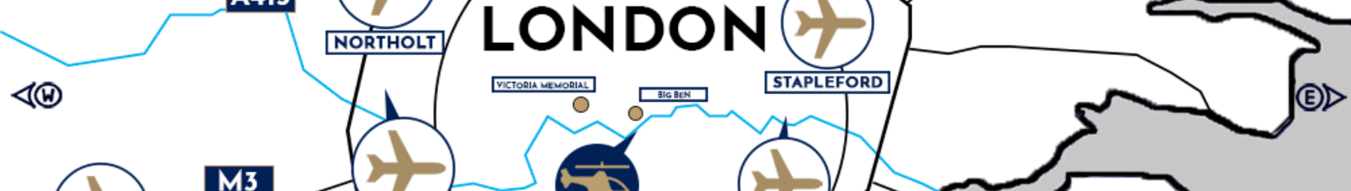 Kur nolaisties ar privāto reaktīvo lidmašīnu Londonā