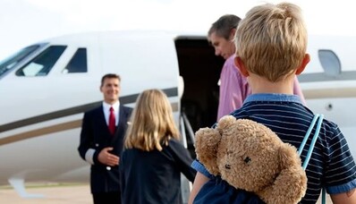 Privātās lidmašīnas un bērni