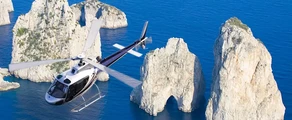 Neapole - Kapri: transfērs ar helikopteru