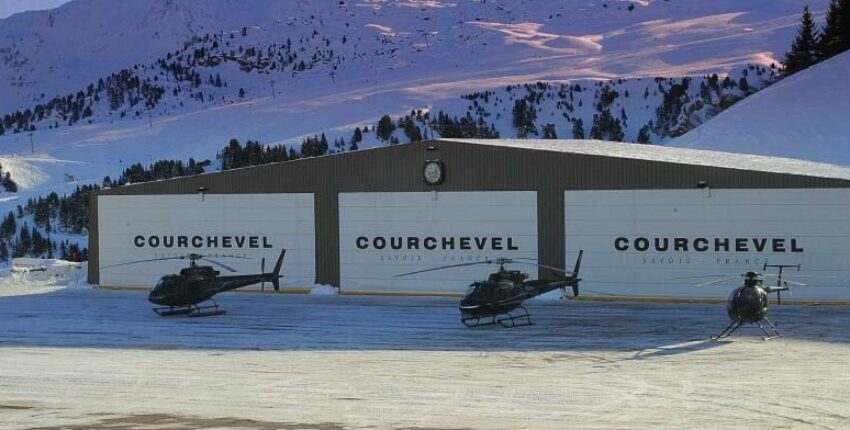 Ženēva - Kurševela: transfērs ar helikopteru