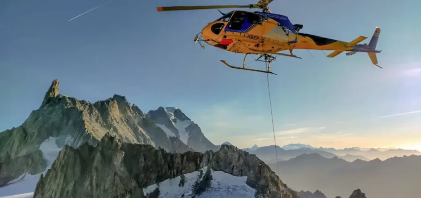 courmayeur helicoptere