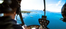 Ženēva - Meribela: transfērs ar helikopteru
