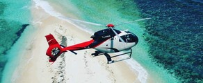 Reinjona - Maurīcija: transfērs ar helikopteru