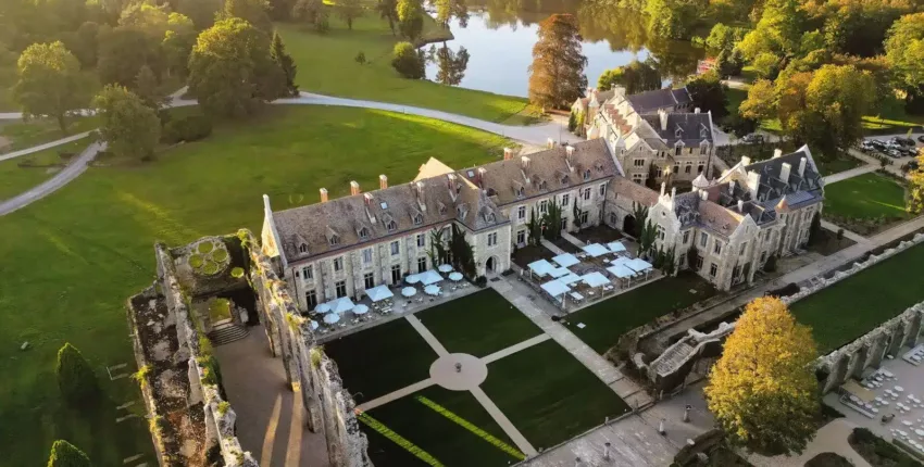 Abbaye des Vaux de Cernay: helikoptera pieredze