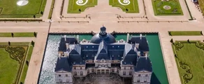 Lidojums ar helikopteru virs Château De Vaux-Le-Vicomte
