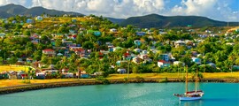 Pointe-à-Pitre - Marie-Galante: transfērs ar helikopteru