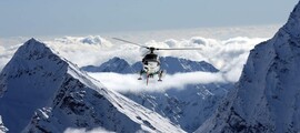 Zalcburga - Kicbühel: transfērs ar helikopteru