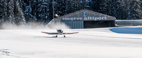Ženēva - Megēva: transfērs ar helikopteru