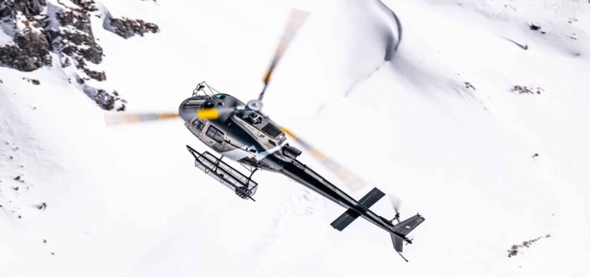 Liona - Megēva: transfērs ar helikopteru