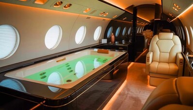 Džakuzi uz klāja un ārkārtīgs komforts: Global 8000 no Bombardier ir kļuvis par pasaulē prestižāko un efektīvāko biznesa reaktīvo lidmašīnu