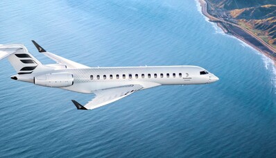 Bombardier Global 8000 kanādas ražotājs nodod ekspluatācijā ātrāko biznesa reaktīvo lidmašīnu kopš Concorde laikiem
